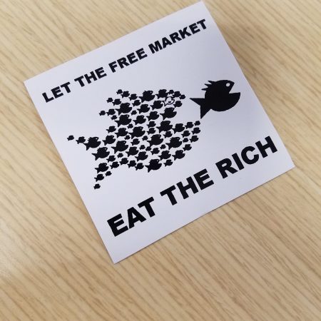 Eat The Rich -- Sticker