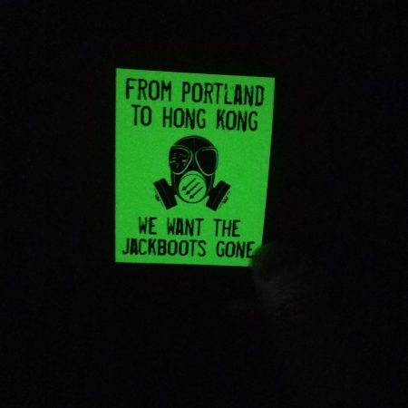 WE WANT THE JACKBOOTS GONE (GLOW IN THE DARK EDITION)