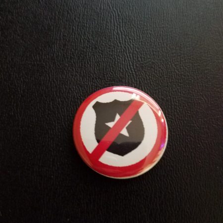 No Reactionaries Button